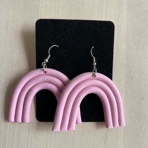 Handmade clay earrings